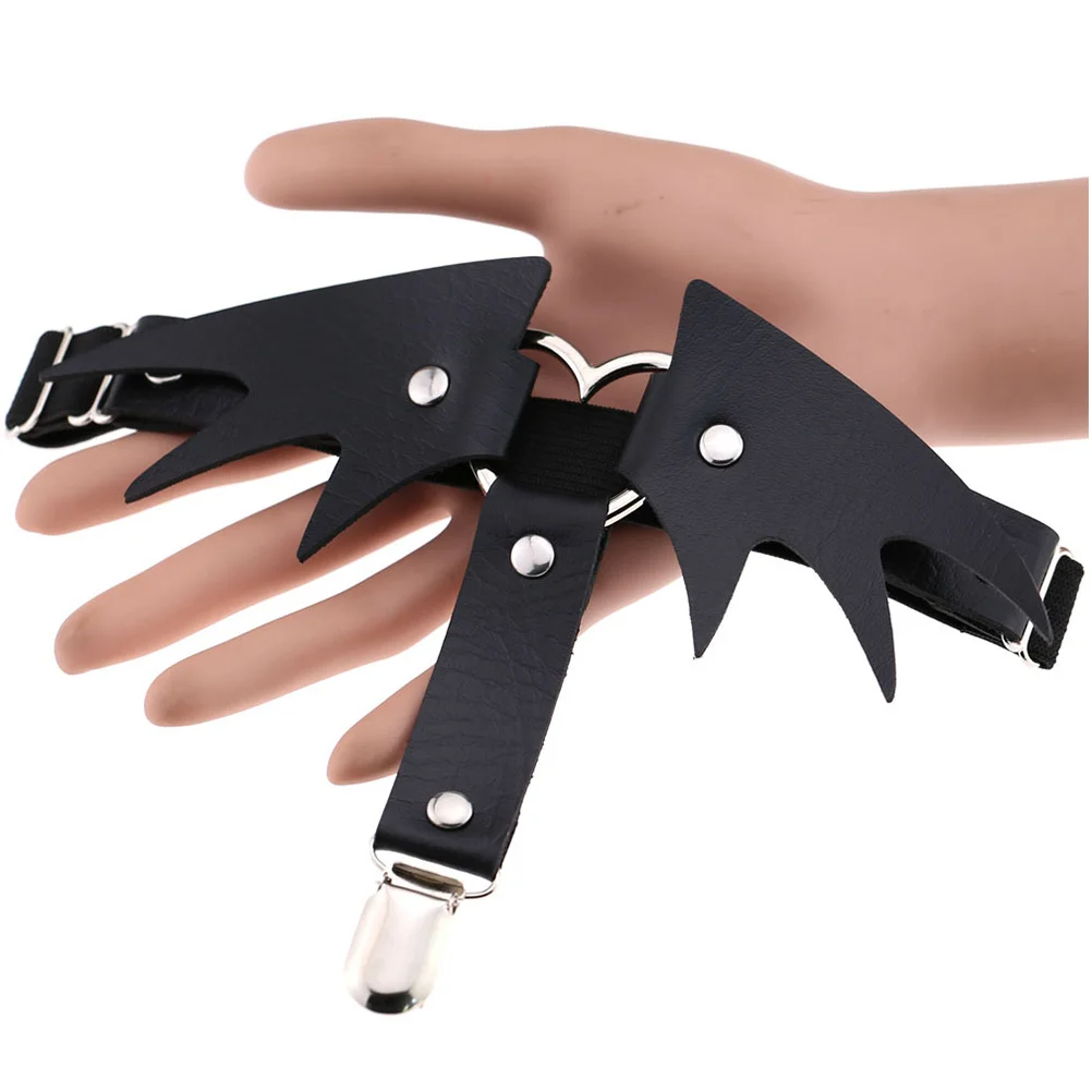 

1 шт. регулируемый пояс с подвязками в виде крыльев летучей мыши для женщин, зажим для кольца на ногу, сексуальный аксессуар для костюма на Хэллоуин, женская интимная одежда