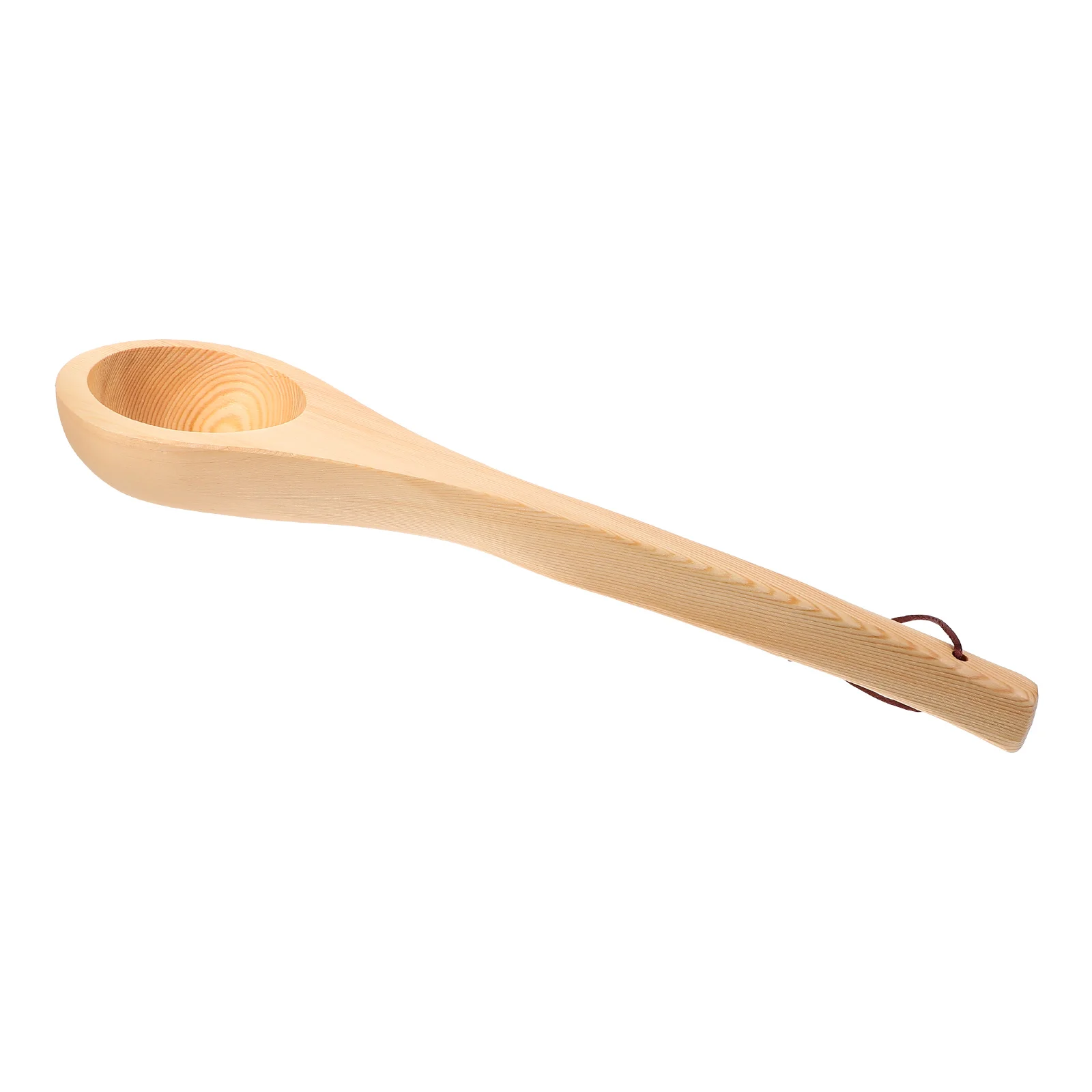 1 قطعة مغرفة خشب التنوب مقبض طويل مغرفة المياه للحمام ساونا غرفة البخار المطبخ حديقة متعددة الوظائف قحافة المياه المنزلية