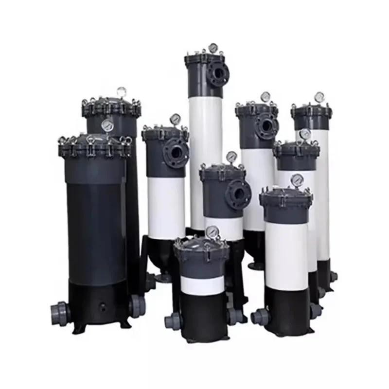 

Filter housing Multi Bag Water PP Cartridge Filter Housing With Stainless steel Ring 20 inches 5 Cores filter