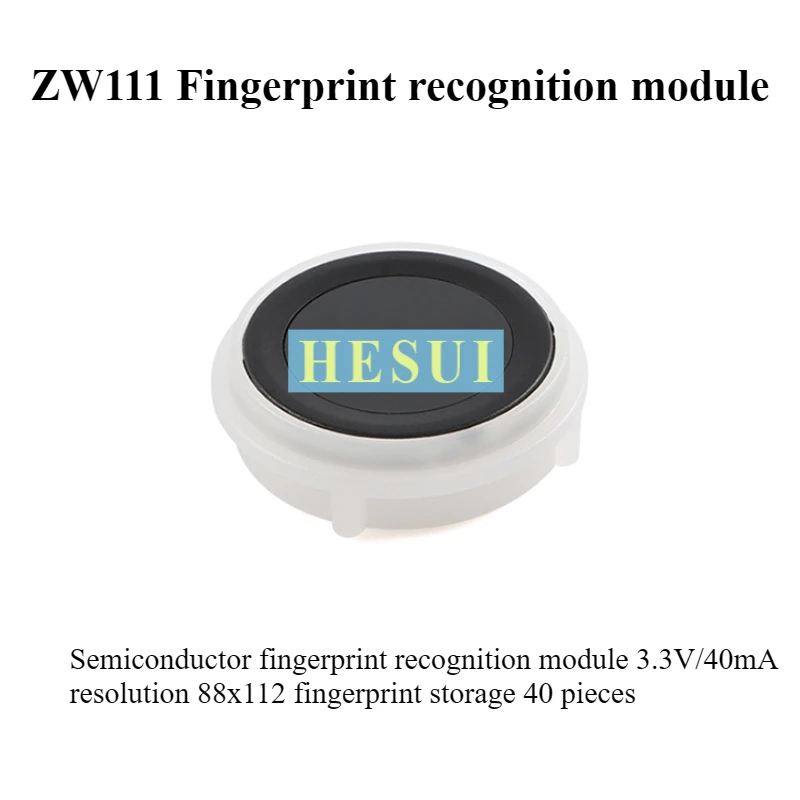 Original ZW111 fingerprint recognition module Low power consumption finger detection integrated sensor smart lock