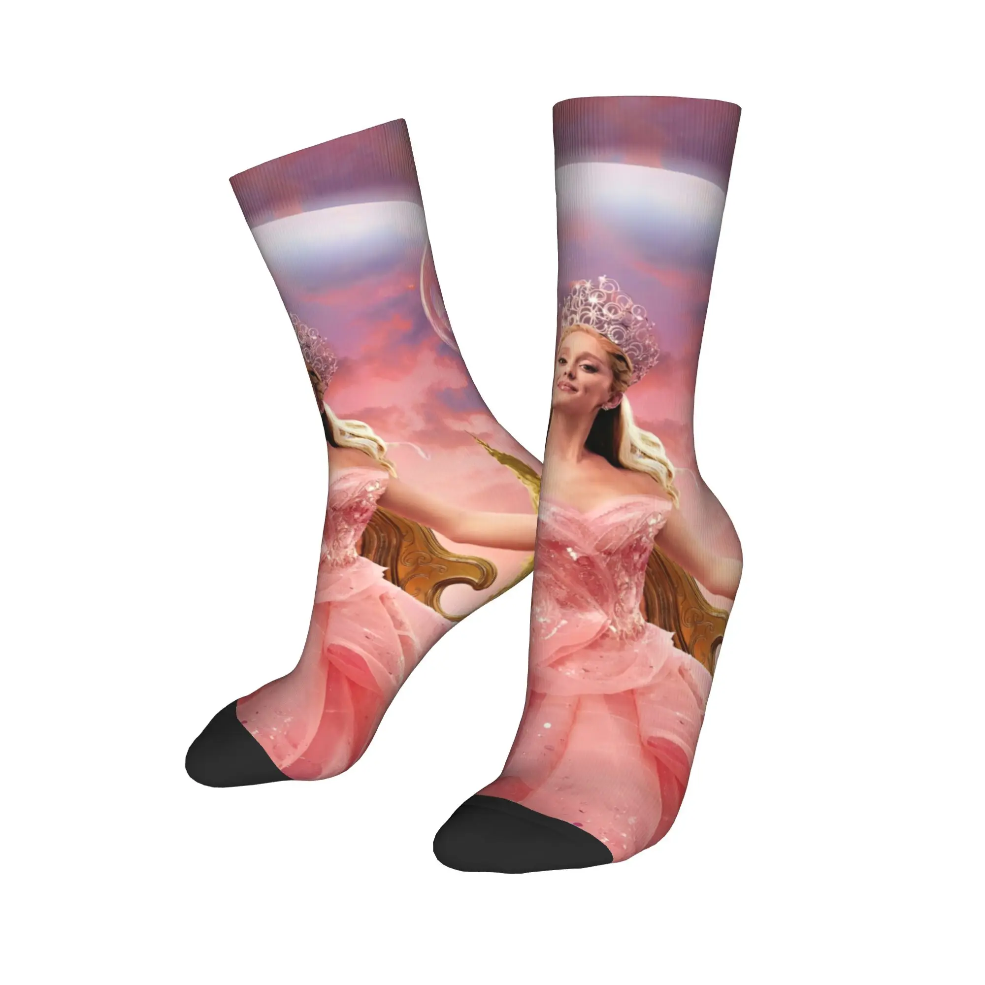 Wicked Elphaba & Glinda Tonal  Stockings Men  Socks Medium Soft Fashion Socks Autumn Climbing Anti Skid Custom Socks Gift Idea