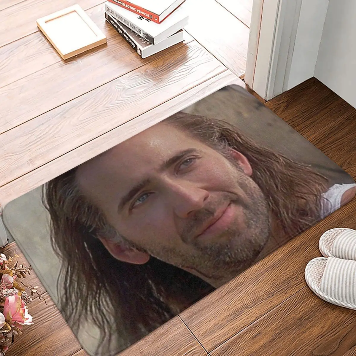 

Nicolas Cage Merch Doormat Kitchen Carpet Outdoor Rug Home Decoration