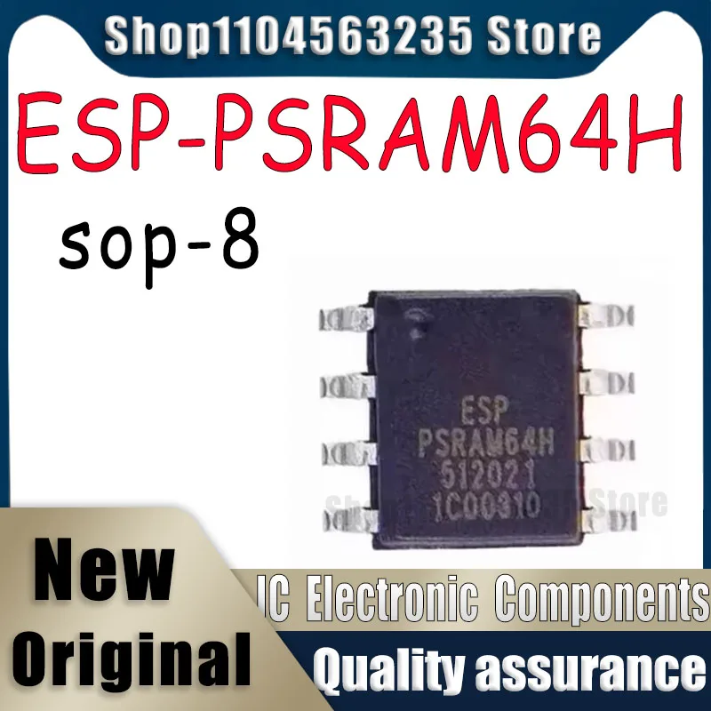 

(5piece)100% New ESP-PSRAM64H ESP PSRAM64H 3.3V 64Mbit sop-8 In Stock IC