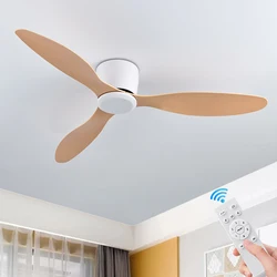 IRALAN Modern Low Floor DC Motor 30W Ceiling Fans With Remote Control Simple Ceiling Fan Without Light Home Fan Voltage 90-260V