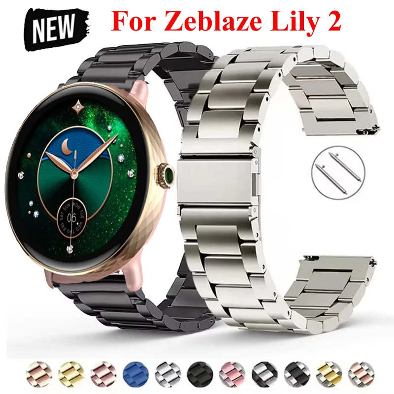 18Mm Metal Strap Fo…