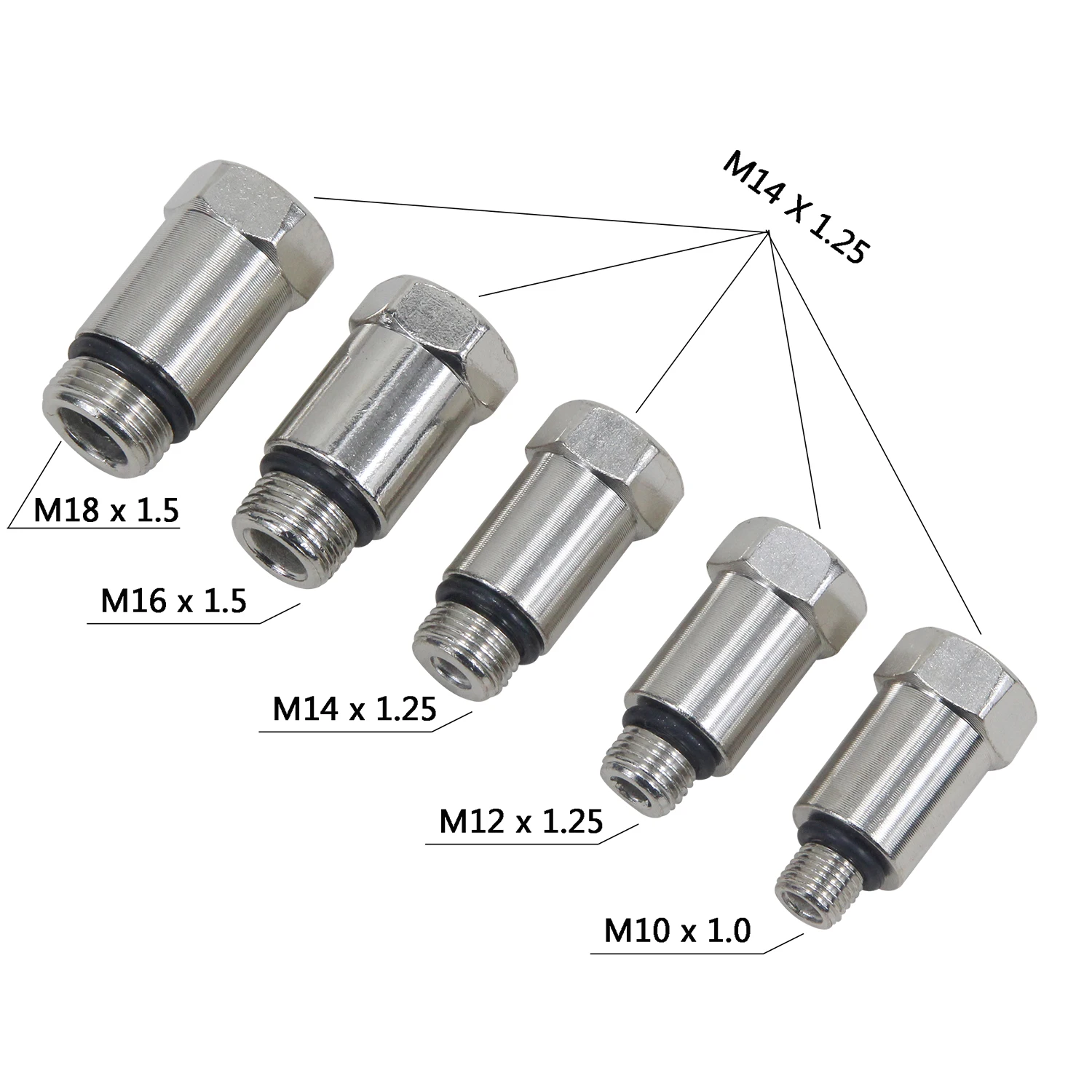 Tester professionale del cilindro del Tester del manometro di compressione del cilindro del motore a benzina degli strumenti automatici con M10 M12