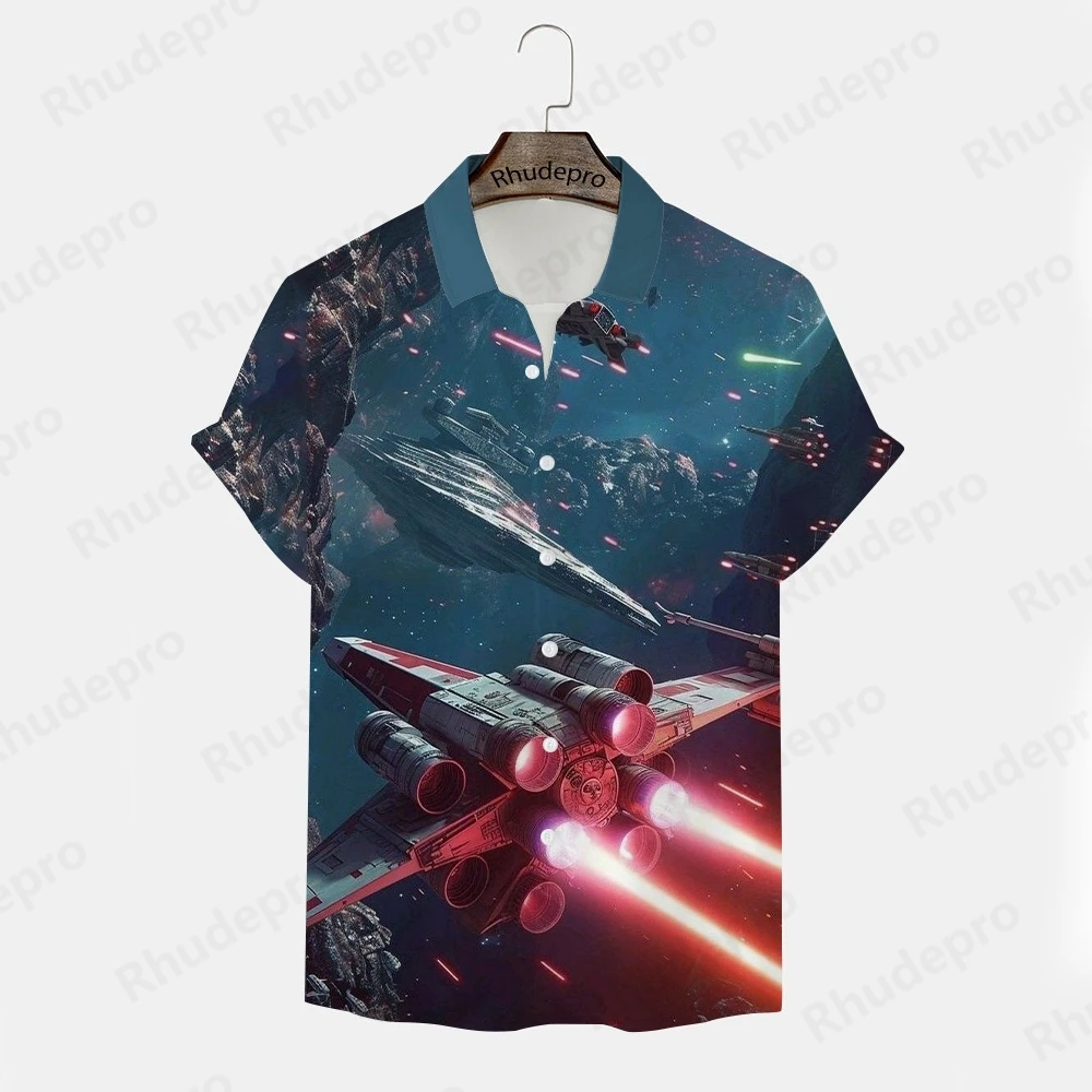 

Summer Fashion Anakin Skywalker Darth Vader Shirts Men Hawaiian Shirt Casual Boys Clothes Girls Teen Shirts Y2k Clothes