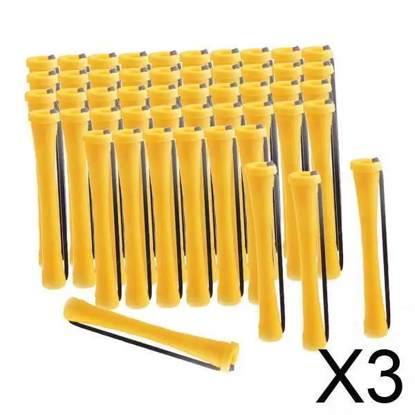

Cold Wave Perm Rods Durable Hair Curlers with Rubber Bands for Easy Styling Curling Hair Tool for Household and Salon Hair