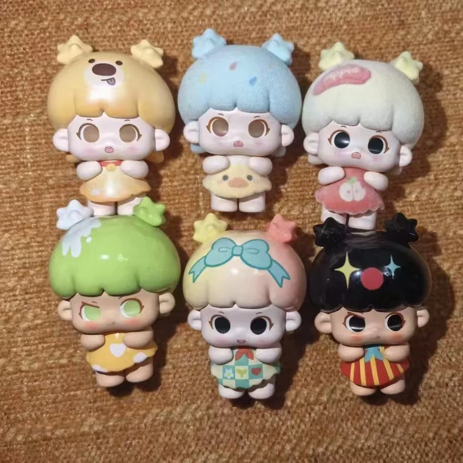 

In Stock Mini Desk Decor Figure Jiu Jiu Naughty Baby Mystery Box Cute Kawaii Blind Bag Collectible Toy Model Birthday Gift
