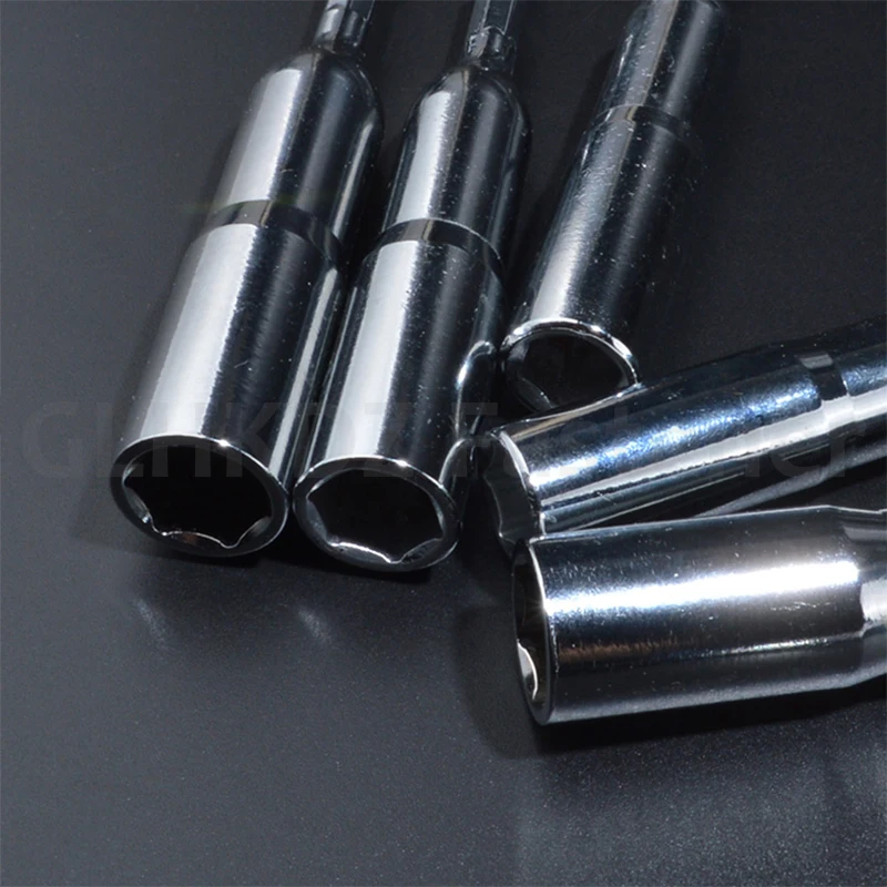110Mm 8Mm-24Mm Spiegel Hex Socket Mouw 1/4 Hex Shank Impact Socket Schroef Moer Driver Socket kit Elektrische Schroevendraaier Bit Adapter