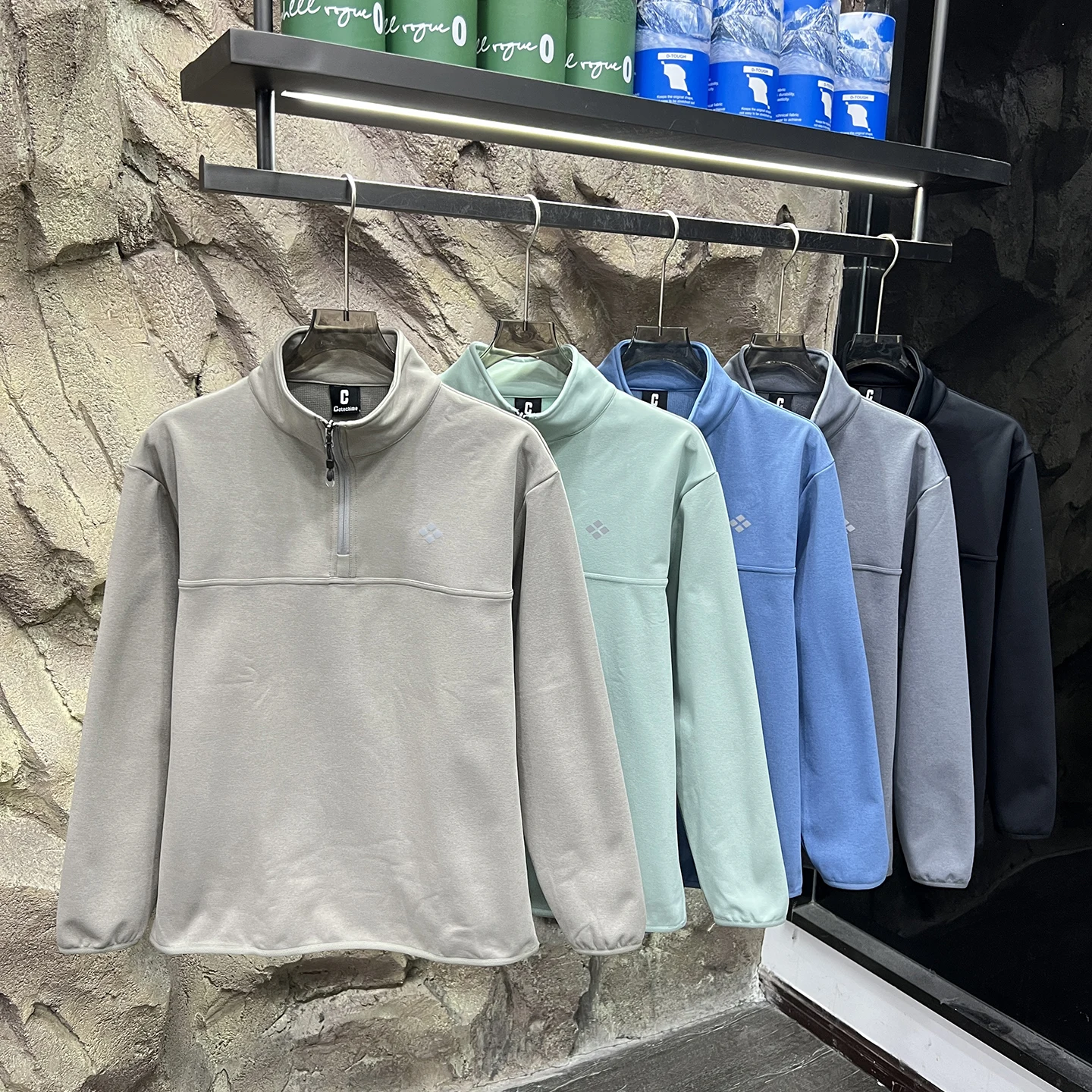 هوديي رجالي رياضي Fce مبطن ثلاثي الأبعاد للخروج كاجوال للخريف والشتاء f بسحاب منقوش مخملي مريح للتنفس ودافئ #5