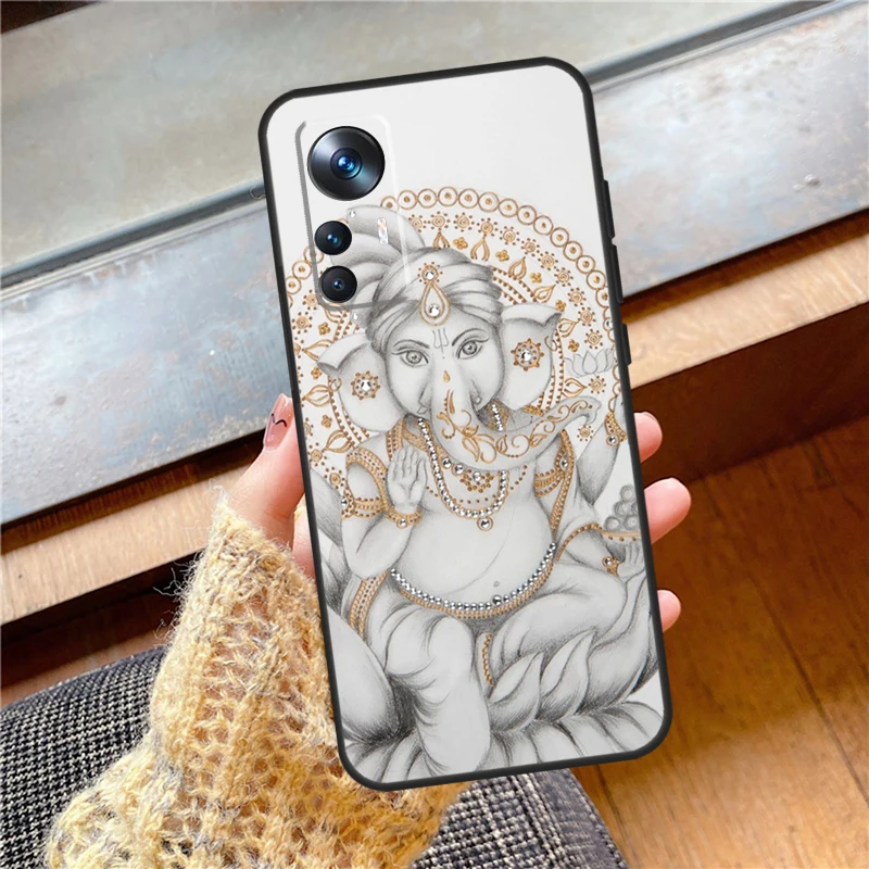 Ganesh Elephant God Case For Xiaomi 12T Pro 11T 12 13 Lite 12X Cover For POCO X5 Pro X4 X3 F4 GT F3 F5 M5 C40