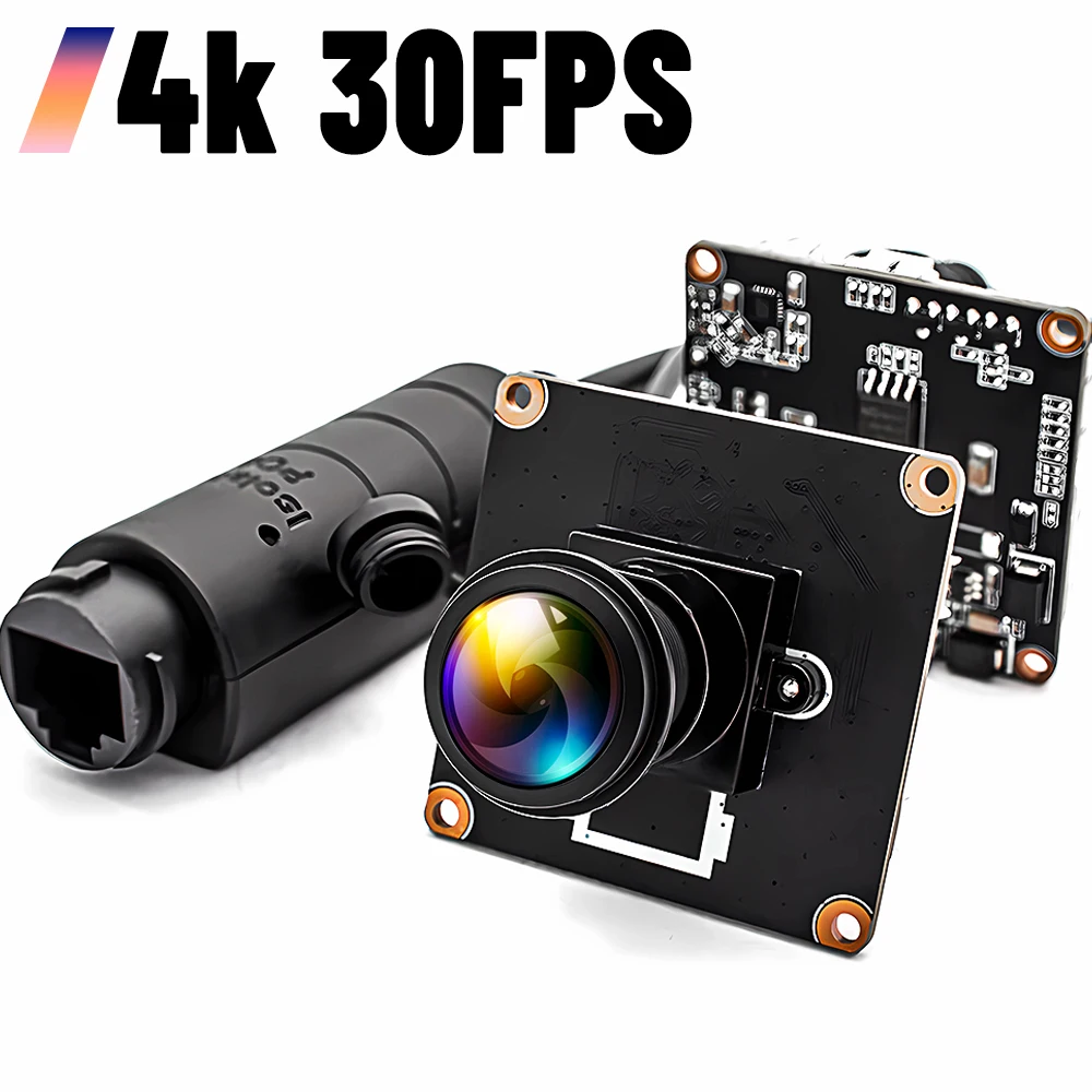

WGWK 4K 30FPS IP Camera Module POE 8MP IMX415 Sensor Real Time AI Low-illumination 1.5mm 180° Fisheye Lens RTSP P2P Onvif Webcam
