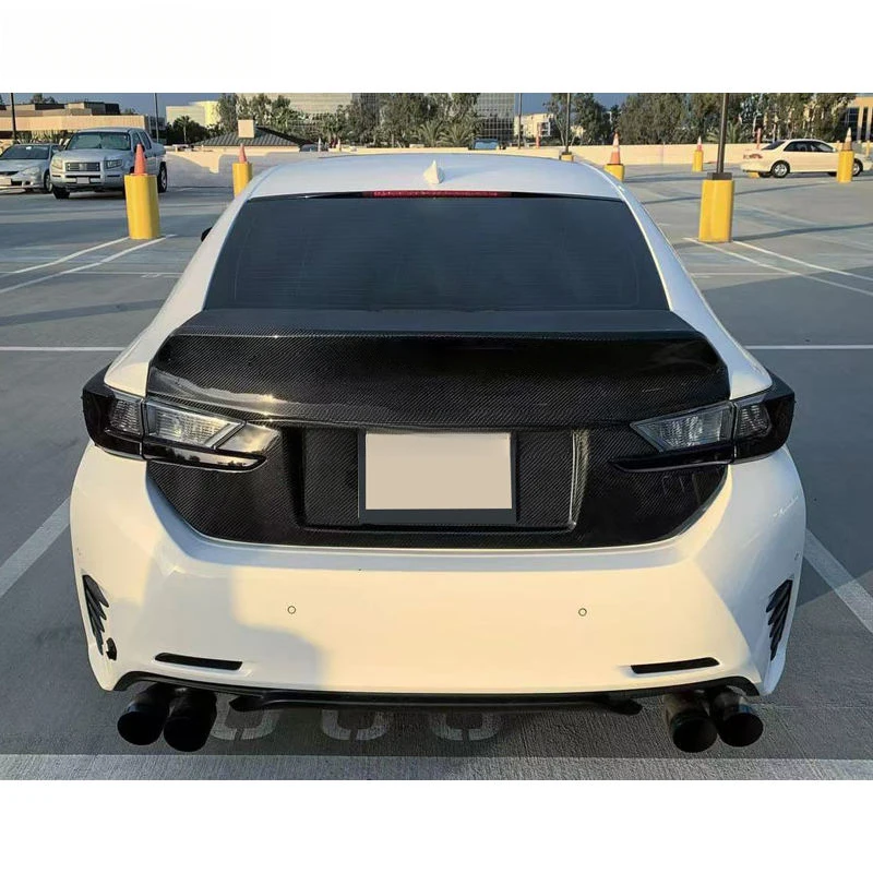 

For RC 350h, 350, 350F, 200t, F 300AWD Modification: CLS Carbon Fiber Trunk Lid Spoiler.
