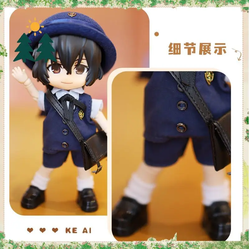 Original Good Smile Company Bungo Stray Dogs Osamu Dazai OB11 BJD Figure Cute Mini Fun Desk Ornament Collect Toys Girl Boys Gift - view 2