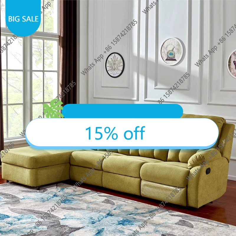 68A Sleep Sale Luxury Sofas European Recliner Green Recliner Armchair Lazy Sofas Double Lounges Divano Da Soggiorno Home Furnitu