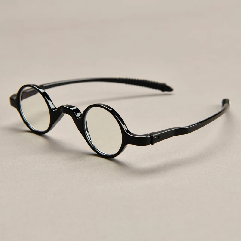 Anti Blau Licht Runde Lesebrille Männer Vintage Oval Stilvolle Rahmen Presbyopie Brillen Ultraleicht Hyperopie Brillen – Detail 7