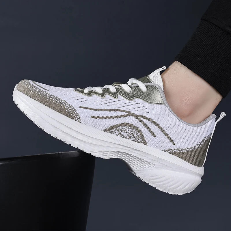 

2026 Mens Running Shoes Breathable Lightweight Non-Slip Durable Comfortable Soft Casual Outdoor Big Men Sports Training Barefoot