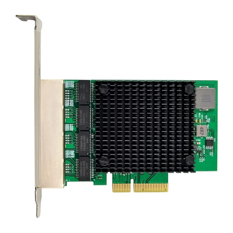 PCIE X4 2.5G Gigabit Network Card RTL8125B 4 Port Ethernet Network Card Desktop Server Network Card