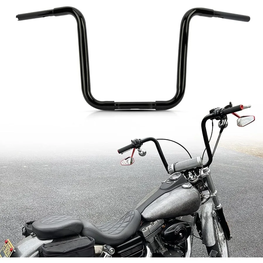 

Ape Hanger Motorcycle Handlebars 11 4 Bar for FLST FXST XL 883 1200 Softail Slim Heritage Deluxe Deuce Dyna Super Glide Wide Gl