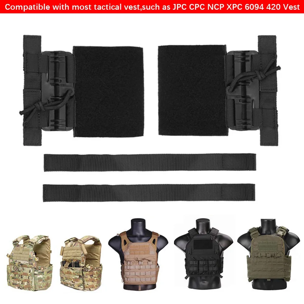 Tactical Quick Removal Vest Buckle Set Durable Quick Release System Kit for JPC CPC NCP XPC 6094 420 Vest Accessories