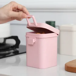 600ml Microwavable Lunch Box Soup Box Sealed Leakproof Lunchbox PP Square Food Container Meal Prep Bento Boxes Kitchen Office