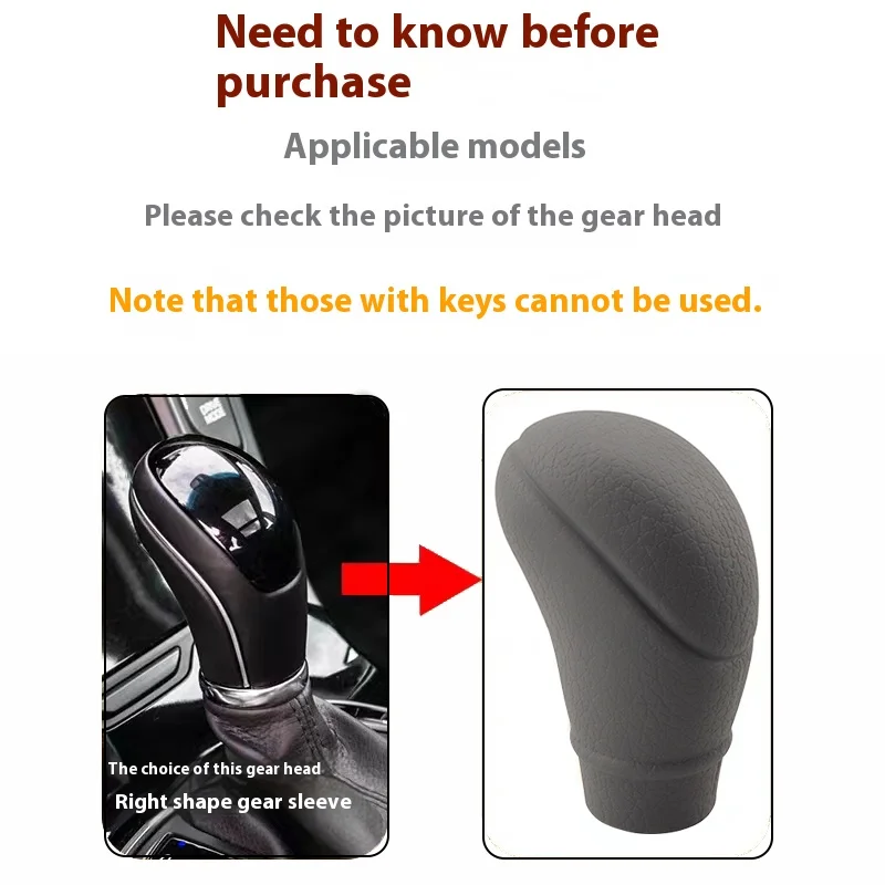 Manual shift lever cover universal silicone shift cover handbrake cover shift ring gear knob silicone cover