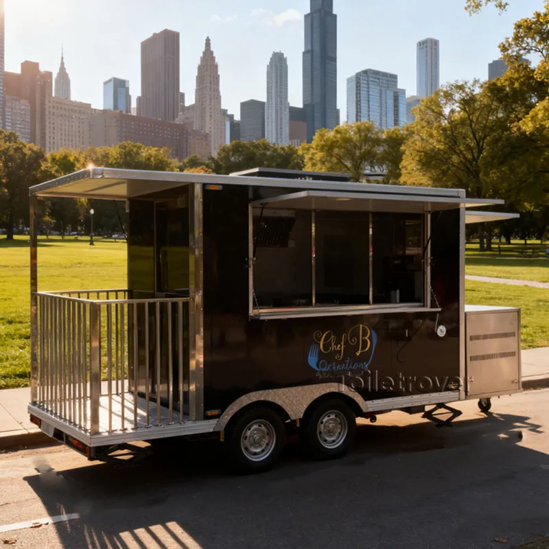 

Outdoor Portable Mini Snack Food Truck Tacos French Fries Baked Potatoes Foldable Food Carts And Food Trailers