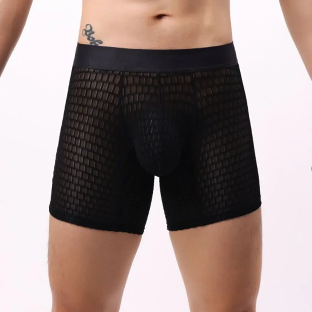 

White Breathable Underwear 10 Spandex Material 90 Nylon Fabric Brand New Condition Classic Boxer Brief Style For Male Use