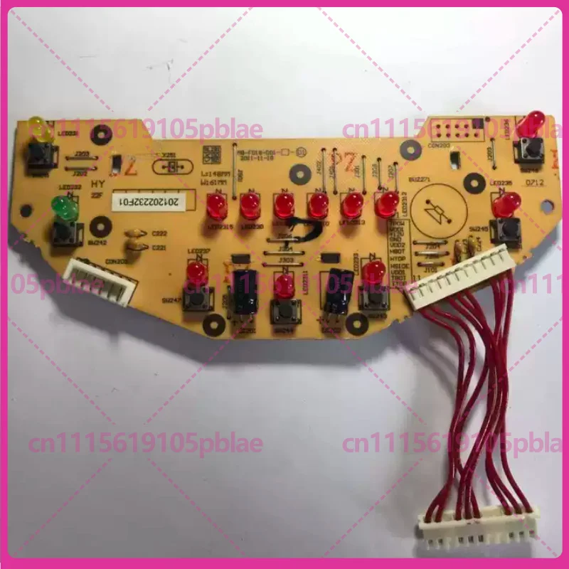1-5pcs Display Button Control Board MB-FD18-D01 for Midea Rice Cooker FD3018 FD3018C 11 Pin 8 Wire LED Panel
