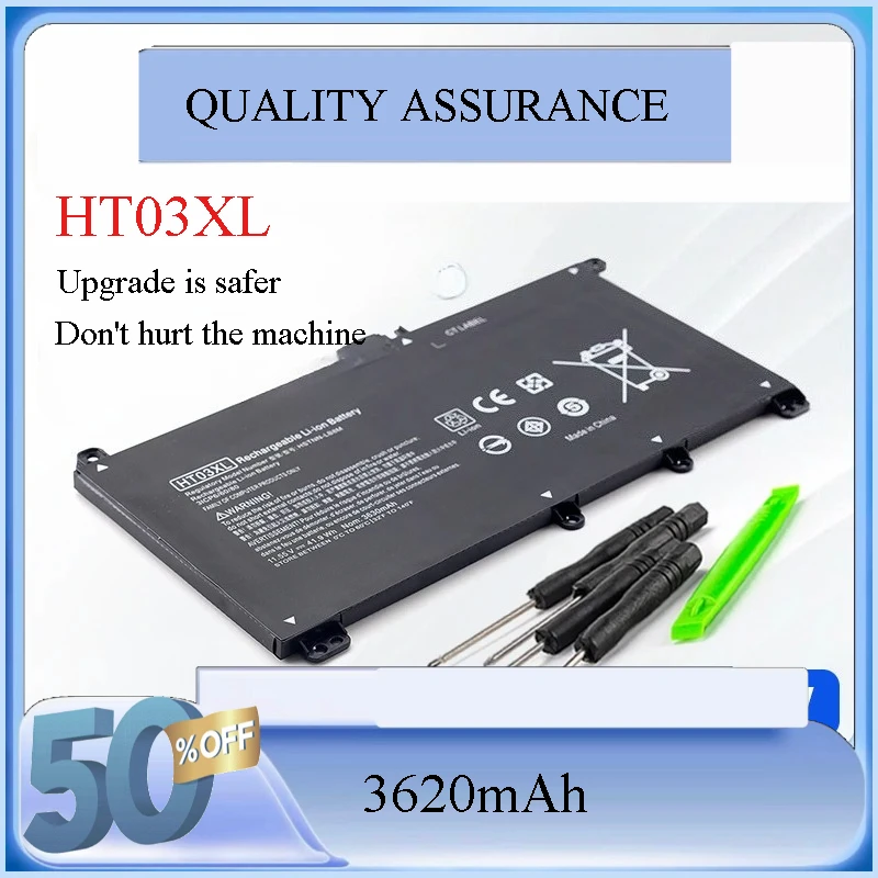 

HT03XL Laptop Battery L11119-855 for HP Pavilion 15-DA 15-DB 15-DW 15-CS 15-DY 17-by 17-CA 14-CE 14-CF 14-DF 14-DQ