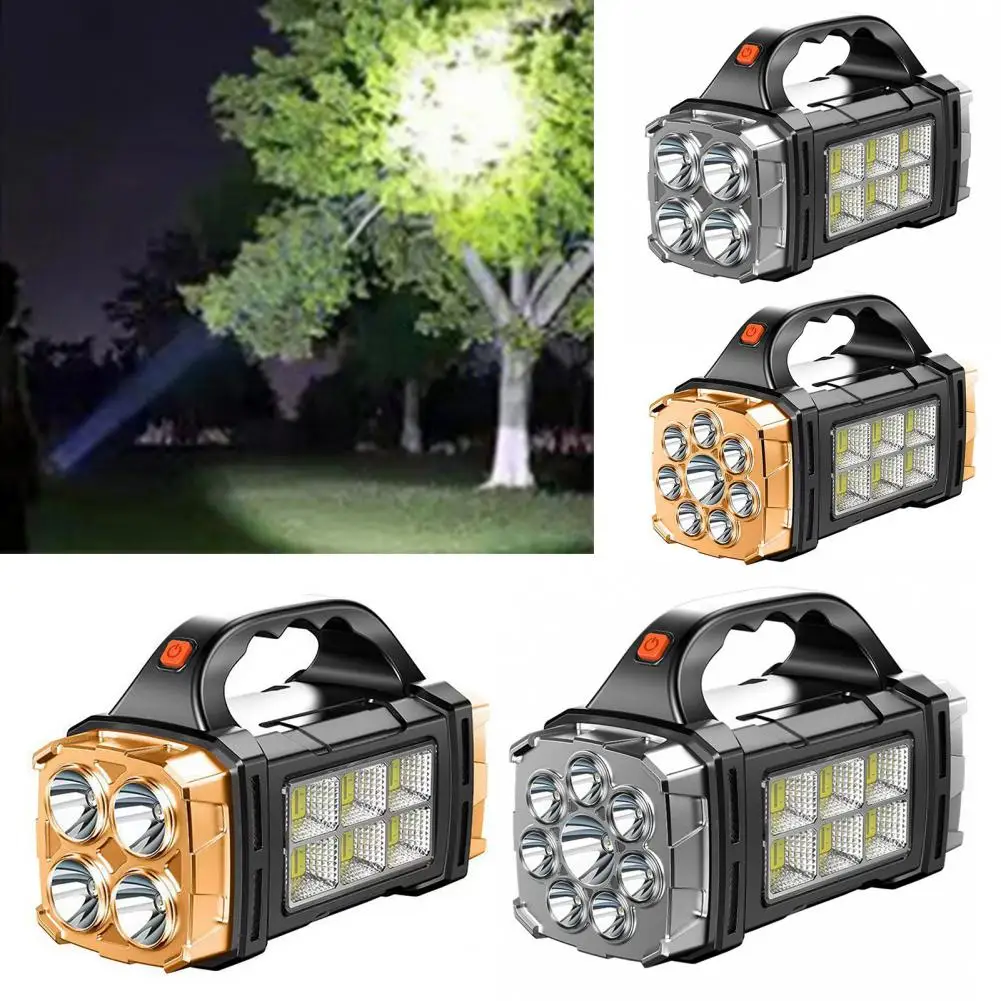 Ipx4 Waterproof Spotlight High-powered Rechargeable Led Spotlight Flashlight with 12000 Lumens Long-range Beam for Emergency