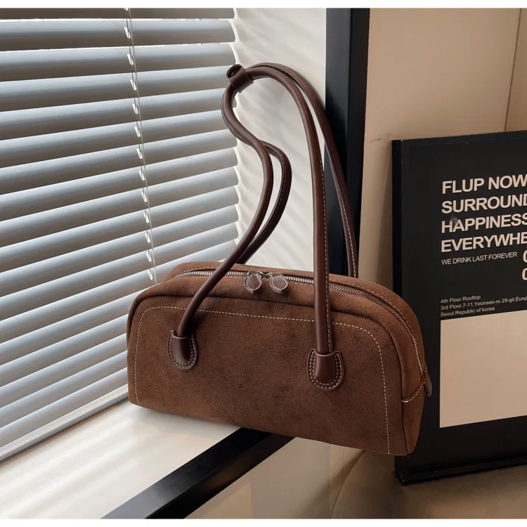 Premium bag, armpit bag, women's large-capacity fashion pillow bag, niche autumn and winter simple shoulder bag