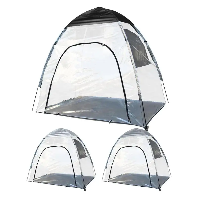 

Sports Tent Transparent Folding 2-3 Person Portable Tent Outdoor Windproof Quick Opening Tent Weatherproof Tents For Camping