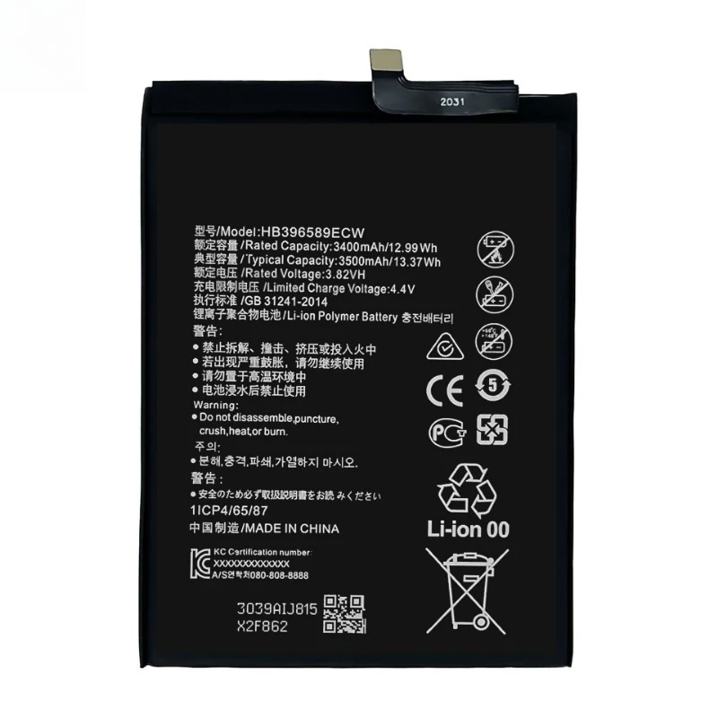 HB396589ECW High Quality Phone Battery 3.82V 3500mAh for Huawei Nova 5 Pro SEA-AL10 SEA-TL10 Nova 5 SEA-AL00 SEA-TL00 Brand New
