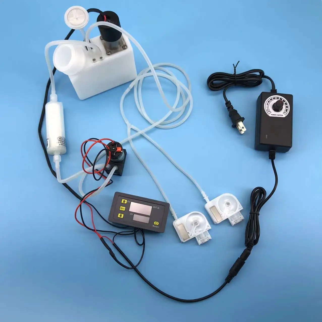 250ml 500ml 1500ml Ink Tank with Stirring Motor for Small DTF A3 Printer White Inks Sub Tank Bulk CISS Circulation System