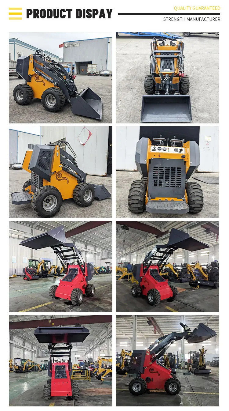 Hergestellt in China Factory Crawler Kompaktlader Kettenlader Radlader 380E Mini Dumper – Detail 5