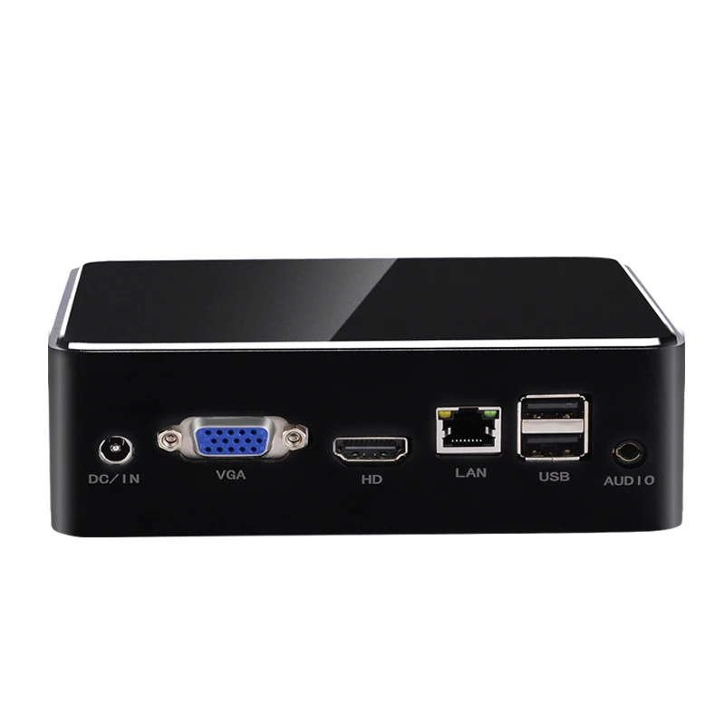 YINGCHI-Mini PC Intel J4125 Core i3 4005U/5005U i5 4200U/5200U HD y VGA, puertos duales, ordenador de escritorio para oficina y hogar