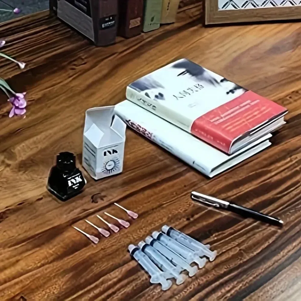 5 Pack 5ML/CC Premium Ink Filling Syringe with Blunt Needle Tip for Fountain Pen