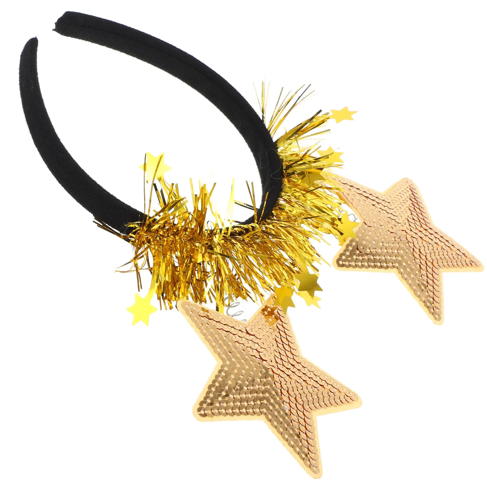 

Glamorous Sequin Star Headband for Festivals Parties Christmas Nye Women Girls Hair Decoration Photo Prop Stylish Headwear