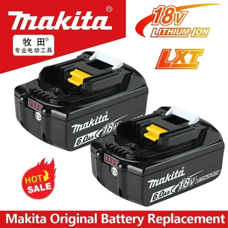 

Аккумулятор Makita BL1860, литий-ионный аккумулятор 18 В, 6,0 Ач для аккумулятора Makita 18 В, 6 Ач BL1850 BL1880 BL1860B LXT400