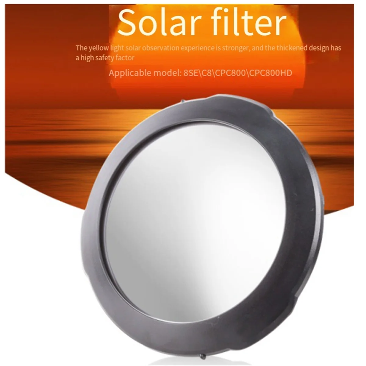 ABYC Sun ฟิล์มกรอง Professional Bard Baader สําหรับกล้องโทรทรรศน์ Celestron NexStar CPC800 8SE กล้องโทรทรรศน์ดาราศาสตร์