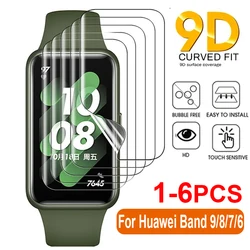Hydrogel Film For Huawei Band 9 8 7 6 Screen Protector Soft Films HD Clear Protective Cover For Huawei Band 8 9 7 6 Accessories