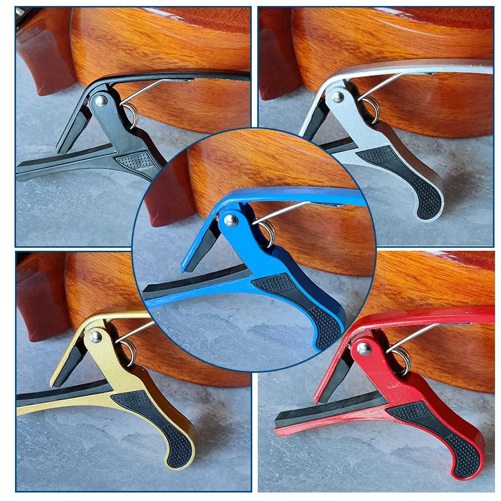 Plastic Guitar Capo Guitar Tool Easy To Use Suitable For 6-string Acoustic Classical Electric Guitar Capo Clip K3v0