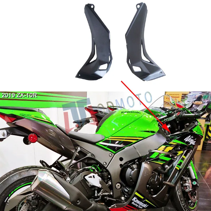 

For Kawasiki ZX-10R 2016 2017 2018 2019 Motorcycle Head Tube Left and Riaght Cover ABS Injection Fairing ZX10R 16-19 Accessories