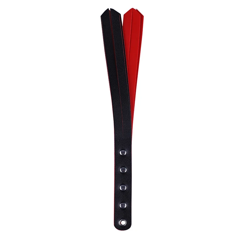 PU Leather Paddle Slapper Whip For Horse Training Enhance Pain Equestrian Training Horse Whip Equestrian Riding Crops