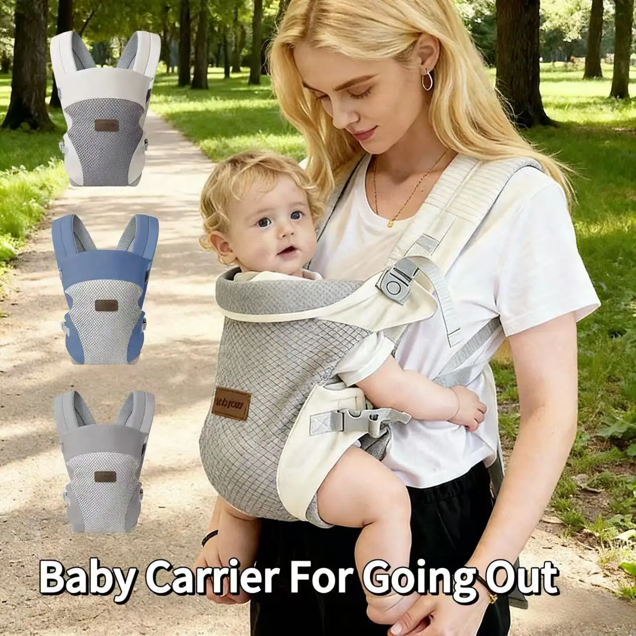 

1 Piece, Multi-Purpose Baby Carrier, Ergonomic Design, Soft and Breathable Mesh Fabric, a Tool That Frees up Parents' Hands, Suitable for Outings and Travel