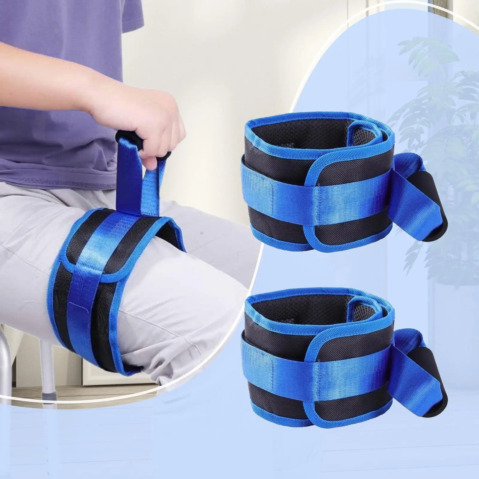 

Leg Lifter Strap, Training Leg Assist, Thigh Lifter Strap, Thigh Support Belt Mobility Aids Tool for Knee Hip Disabled