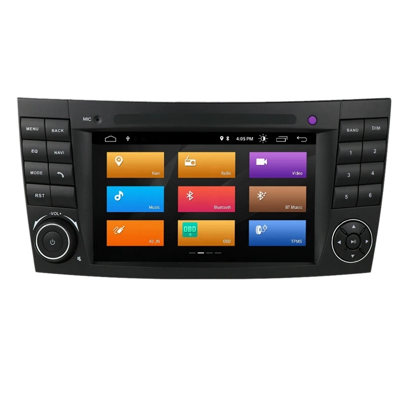 

For Mercedes Benz W211 2002-2009 Android 10 Quad Core Car Media Player Radio GPS WIFI Bluetooth Steering Wheel Control