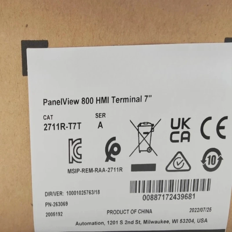 العلامة التجارية الجديدة الأصلية في صندوق جديد 2711R-T7T 2711RT7T التسليم السريع